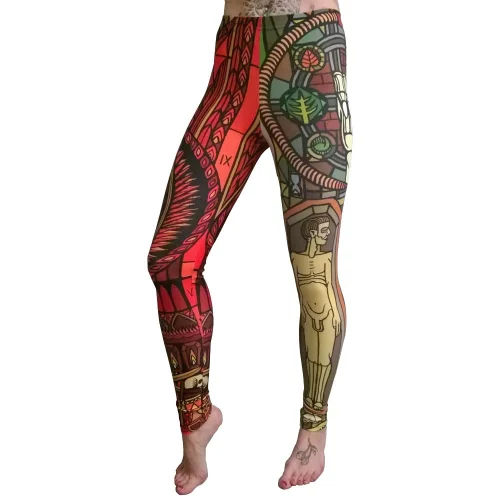 Leggings — custom leggings by SAMPRO SPORTS SI-AW-146