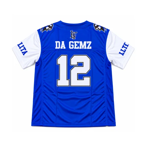 Custom Soccer Jersey and Shorts Set in blue SI-SW-225 — Back